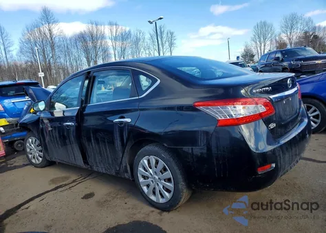 2013 Nissan Sentra S z USA, uszkodzony, nr VIN 3N1AB7AP2DL667909